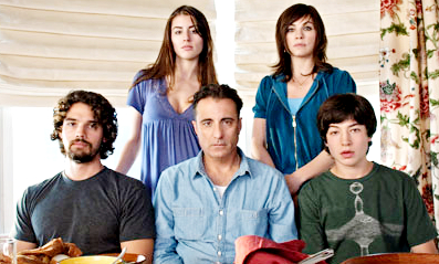 Steven Strait, Dominik Garcia-Lorido, Andy Garcia, Julianna Margulies and Ezra Miller in Anchor Bay Entertainment's City Island (2010)