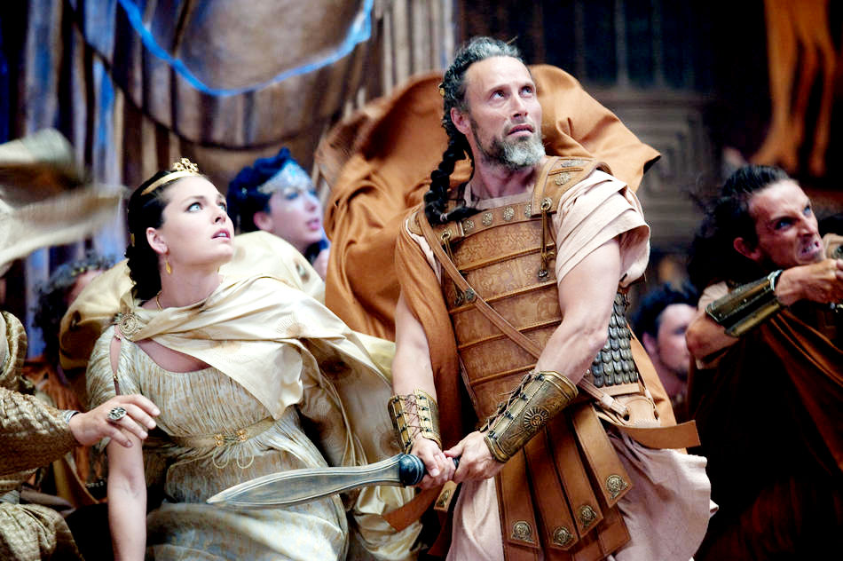 Alexa Davalos stars as Andromeda and Mads Mikkelsen stars as Draco in Warner Bros. Pictures' Clash of the Titans (2010)