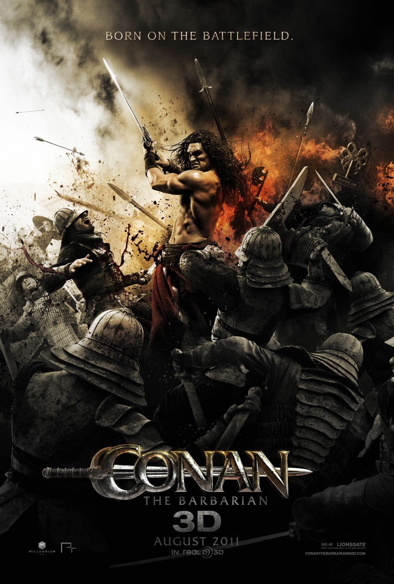 Poster of Lionsgate Films' Conan the Barbarian (2011)