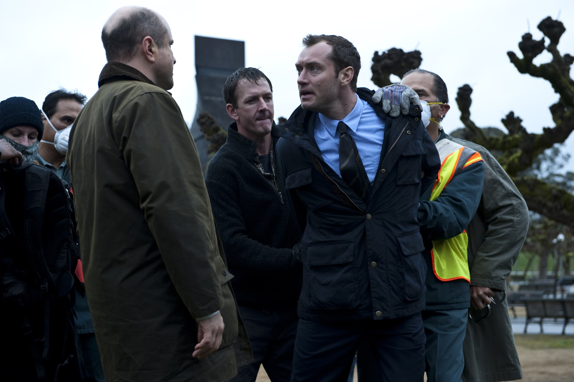 Jude Law stars as Alan Krumwiede in Warner Bros. Pictures' Contagion (2011)