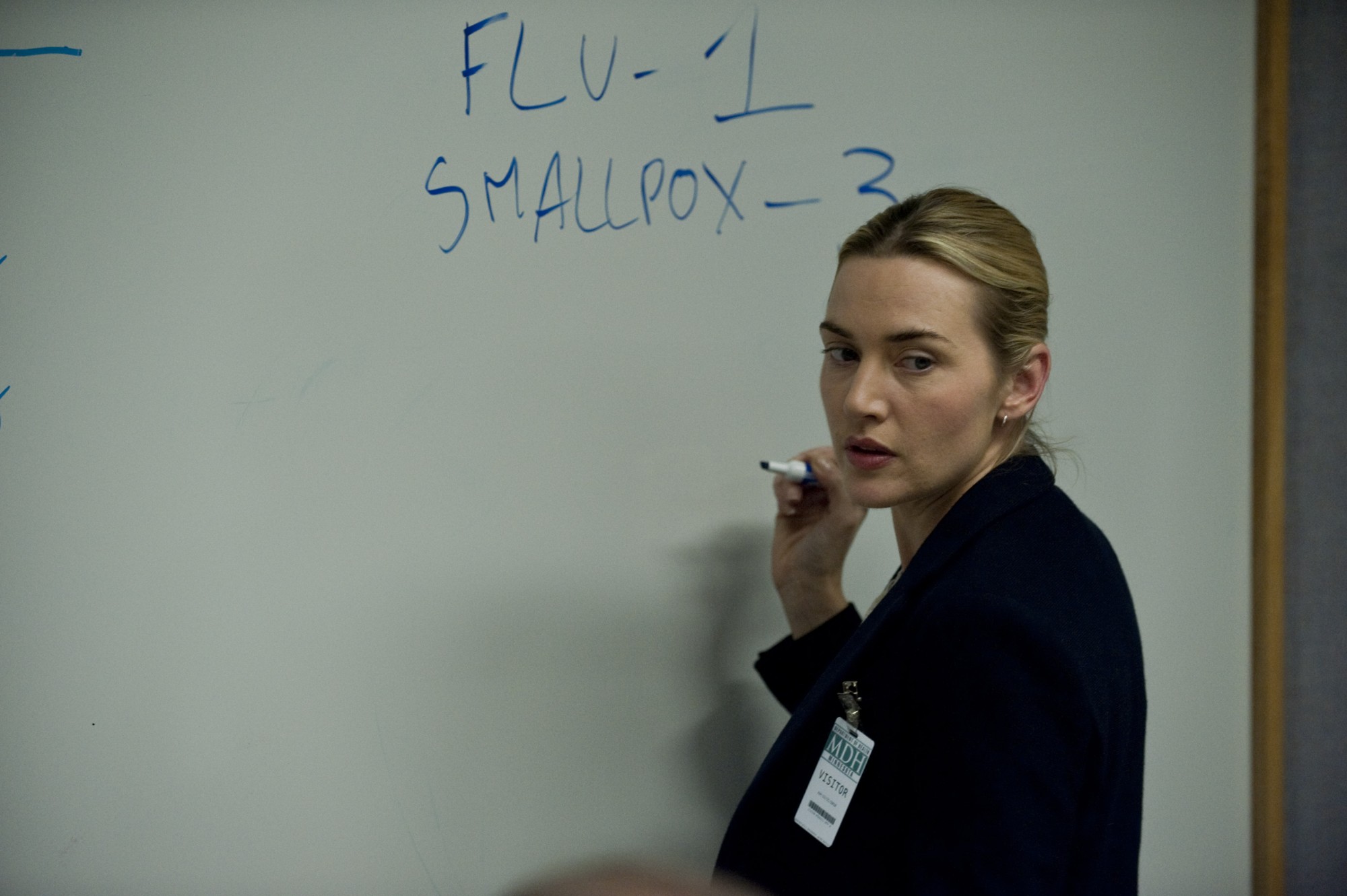 Kate Winslet stars as Dr. Erin Mears in Warner Bros. Pictures' Contagion (2011)