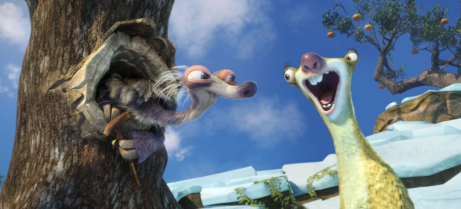 Granny and Sid from 20th Century Fox's Ice Age: Continental Drift (2012)