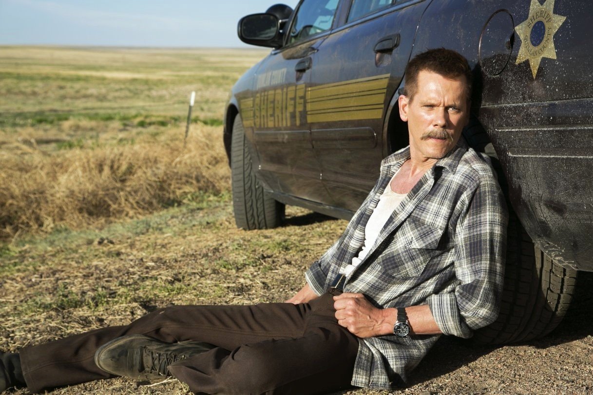 Kevin Bacon stars as Sheriff Kretzer in Focus World's Cop Car (2015)