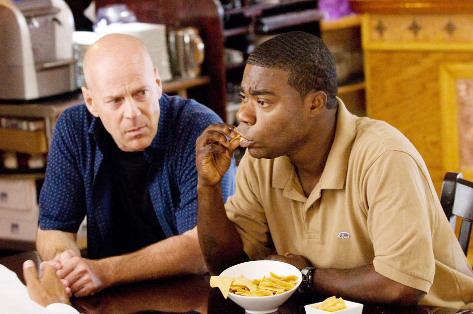 Bruce Willis (Jimmy Monroe) and Tracy Morgan in Warner Bros. Pictures' Cop Out (2010)