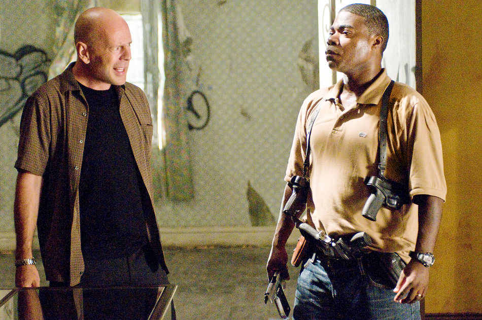 Bruce Willis (Jimmy Monroe) and Tracy Morgan in Warner Bros. Pictures' Cop Out (2010)