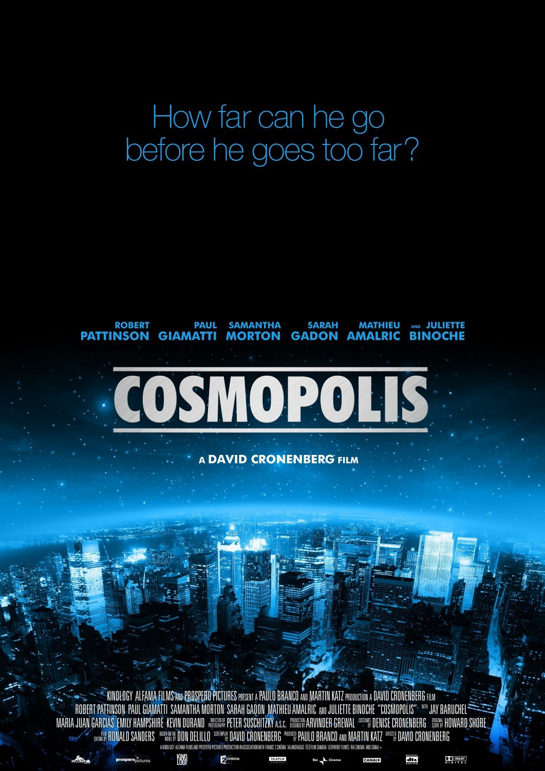 Poster of Entertainment One's Cosmopolis (2012)
