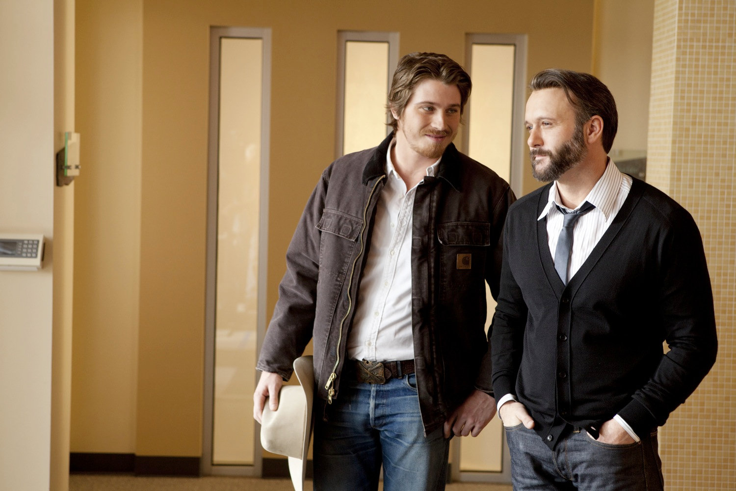 Garrett Hedlund stars as Beau Hutton and Tim McGraw stars as James Canter in Screen Gems's Country Strong (2010)