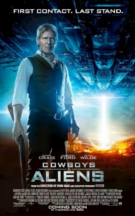 Poster of DreamWorks Pictures' Cowboys and Aliens (2011)