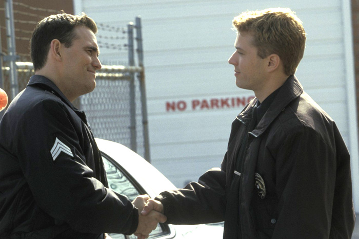 Matt Dillon and Ryan Phillippe in Lions Gate Films' CRASH (2005)