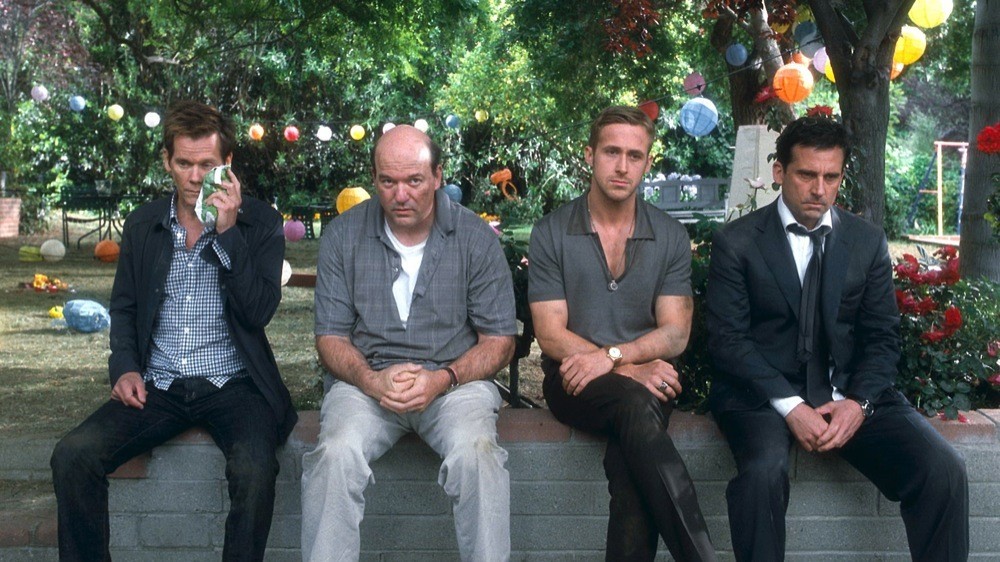 Kevin Bacon, John Carroll Lynch, Ryan Gosling and Steve Carell in Warner Bros. Pictures' Crazy, Stupid, Love. (2011)