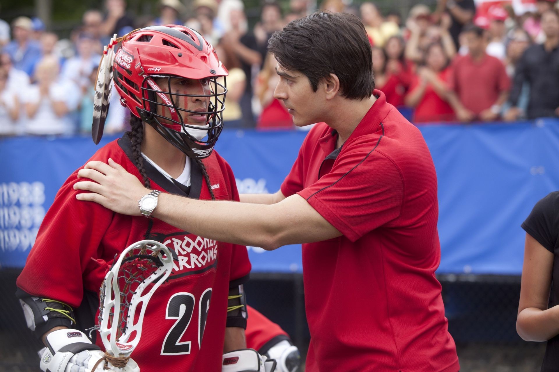 Brandon Routh stars as Joe Logan in Freestyle Releasing's Crooked Arrows (2012). Photo credit by Kent Eanes.