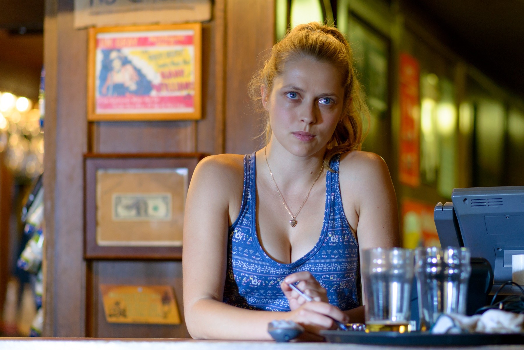 Teresa Palmer stars as Cassandra in A24's Cut Bank (2015)