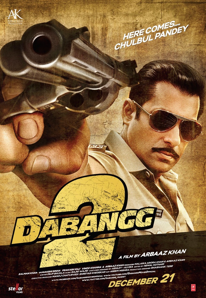 Poster of Eros International's Dabangg 2 (2012)