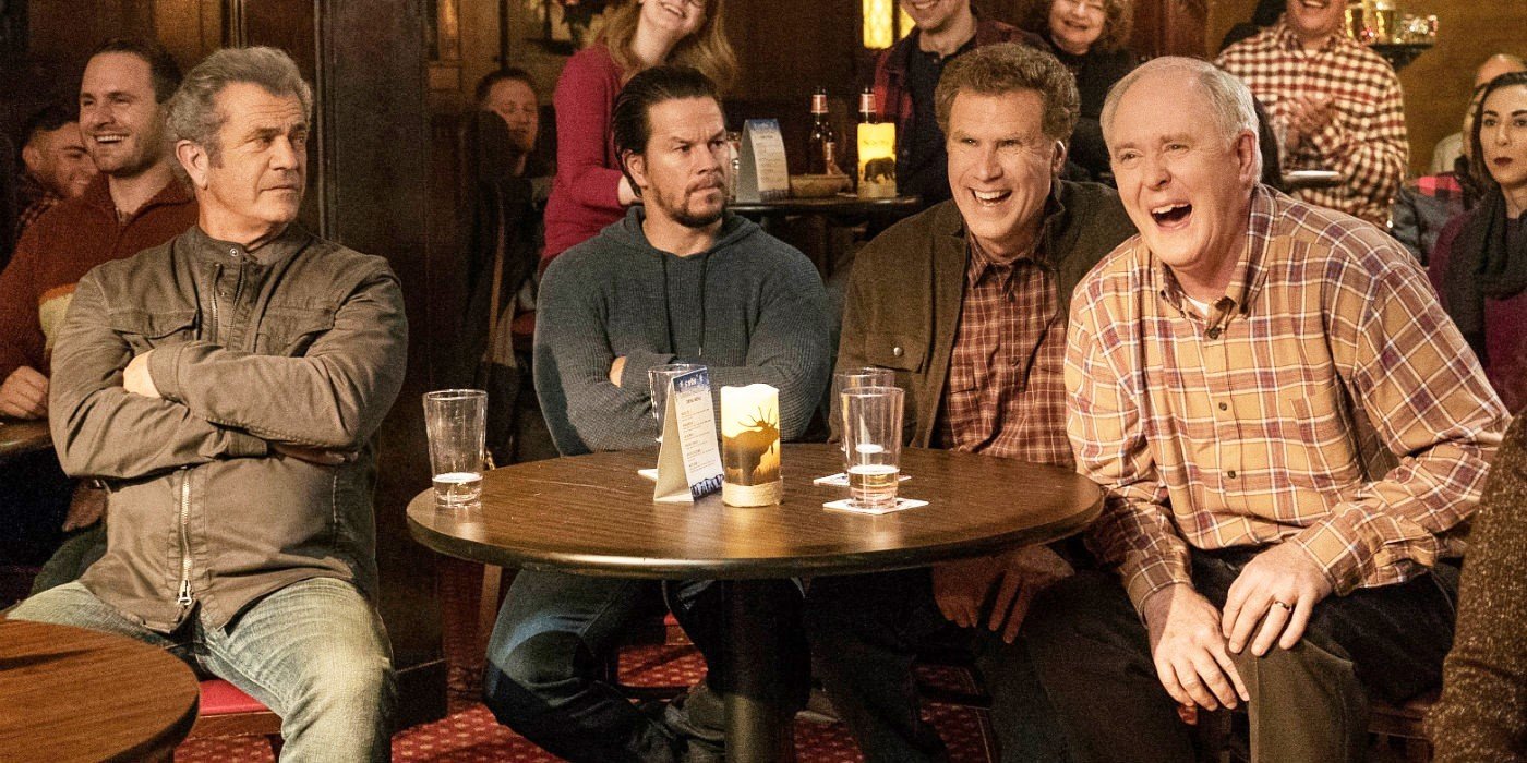 Mel Gibson, Mark Wahlberg, Will Ferrell and John Lithgow in Paramount Pictures' Daddy's Home 2 (2017)