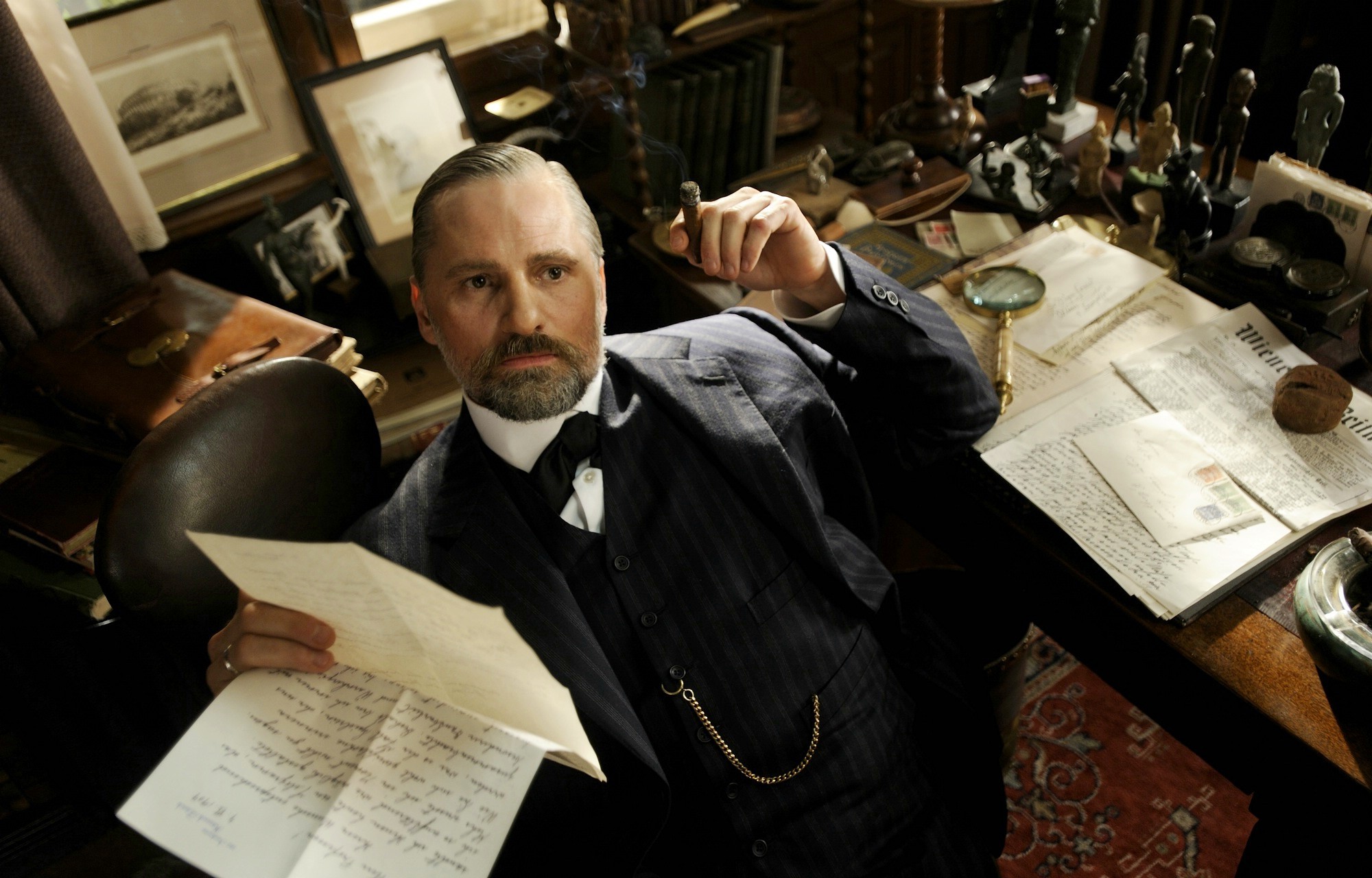 Viggo Mortensen stars as Sigmund Freud in Sony Pictures Classics' A Dangerous Method (2011)