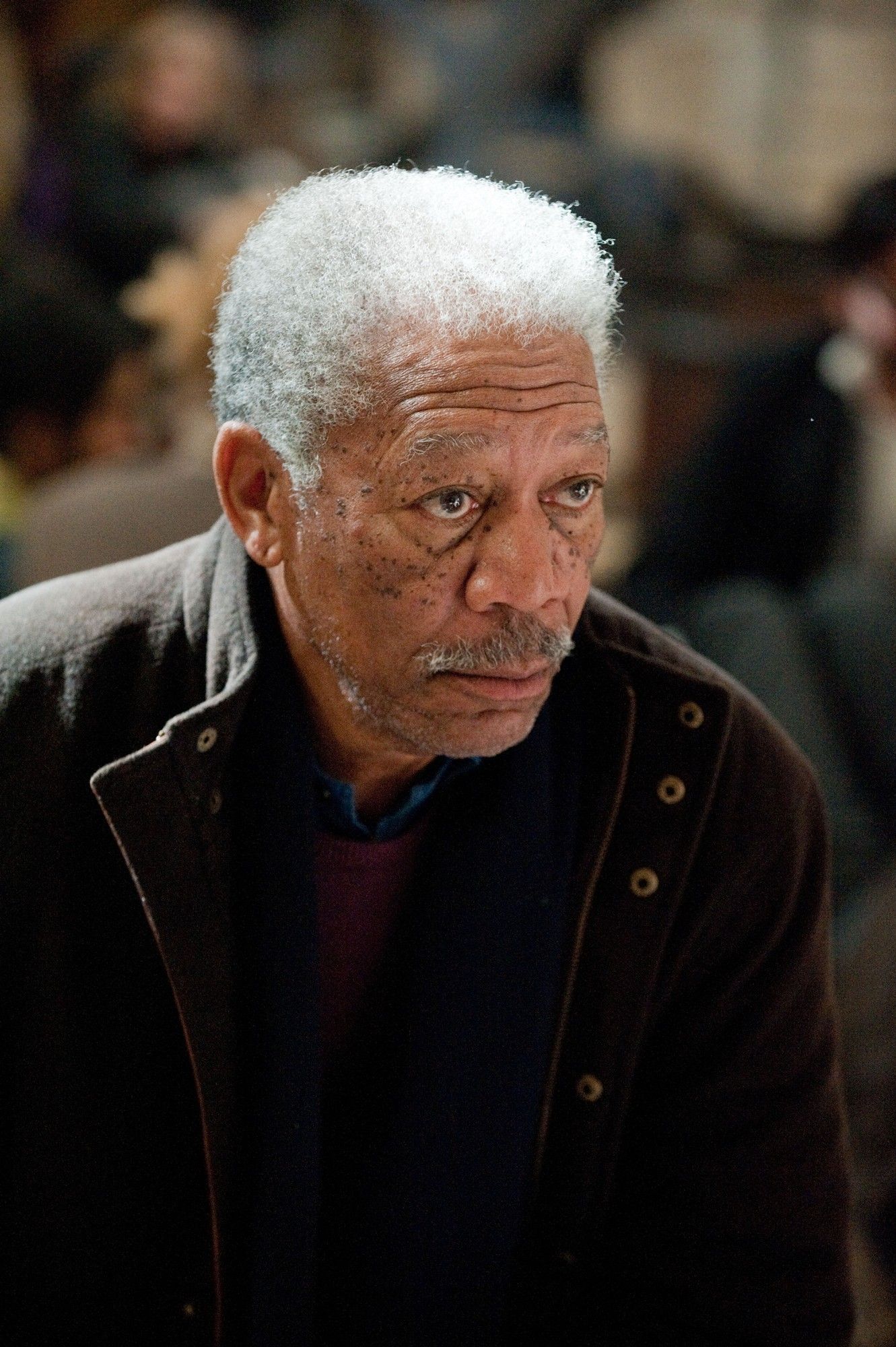 Morgan Freeman stars as Lucius Fox in Warner Bros. Pictures' The Dark Knight Rises (2012)