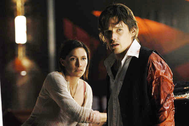 Claudia Karvan stars as Audrey Bennett and Ethan Hawke stars as Edward in Lionsgate Films' Daybreakers (2010)