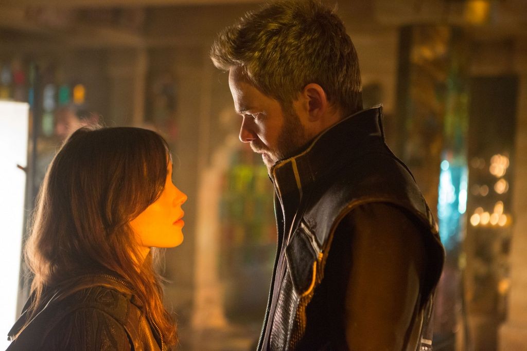 Ellen Page stars as Kitty Pryde/Shadowcatt and Shawn Ashmore stars as Bobby Drake/Iceman in 20th Century Fox's X-Men: Days of Future Past (2014)