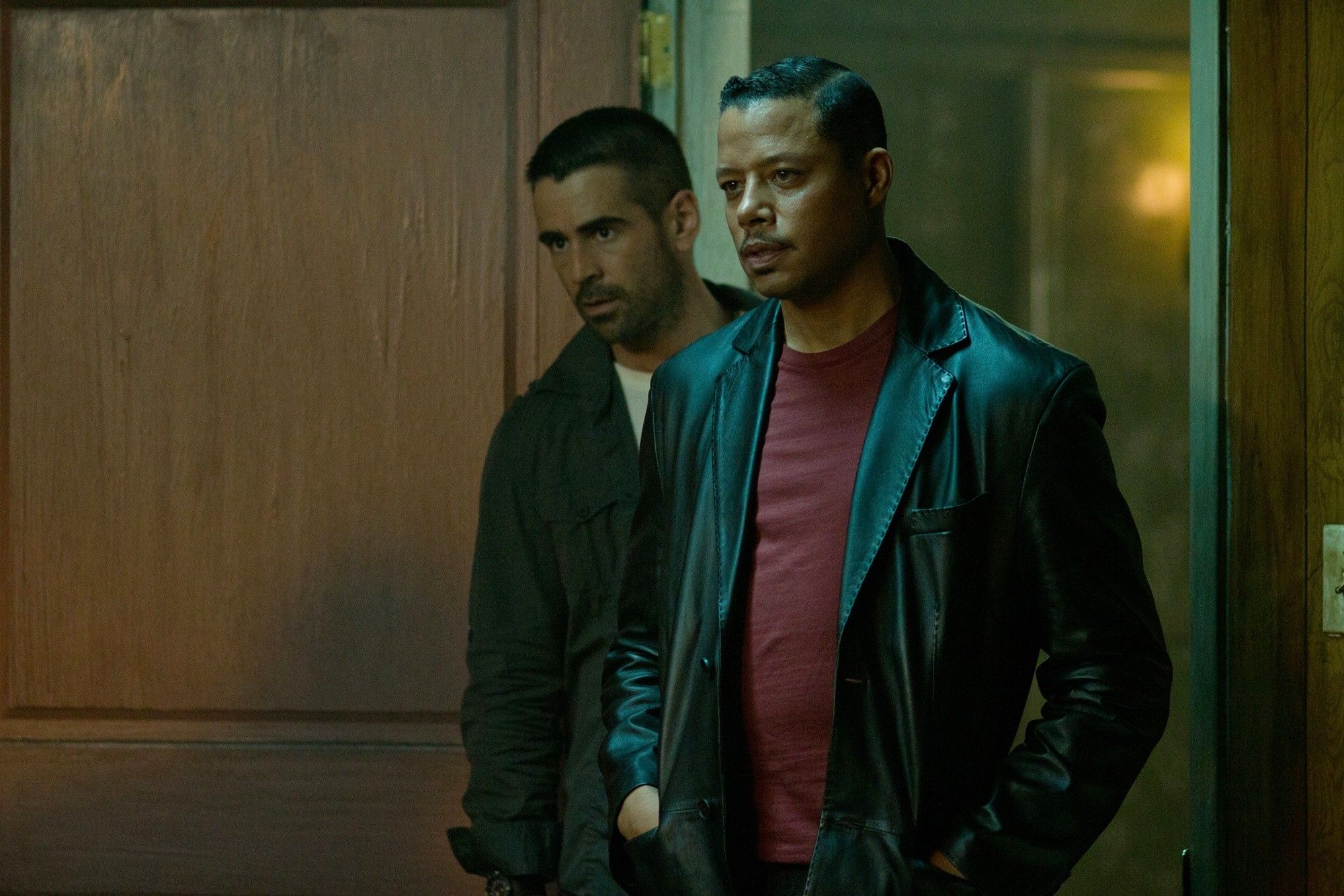 Dominic Cooper and Terrence Howard (stars as Alphonse Hoyt) in FilmDistrict's Dead Man Down (2013)