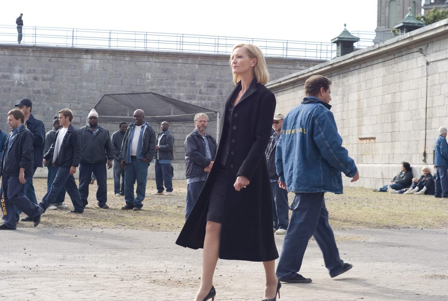 JOAN ALLEN in an action-thriller set in the post-industrial wasteland of tomorrow, with the world's most brutal sporting event as its backdrop - Death Race. Photo Credit: Takashi Seida.