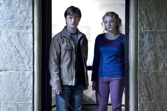 Daniel Radcliffe stars as Harry Potter and Evanna Lynch stars as Luna Lovegood in Warner Bros. Pictures' Harry Potter and the Deathly Hallows: Part II (2011)