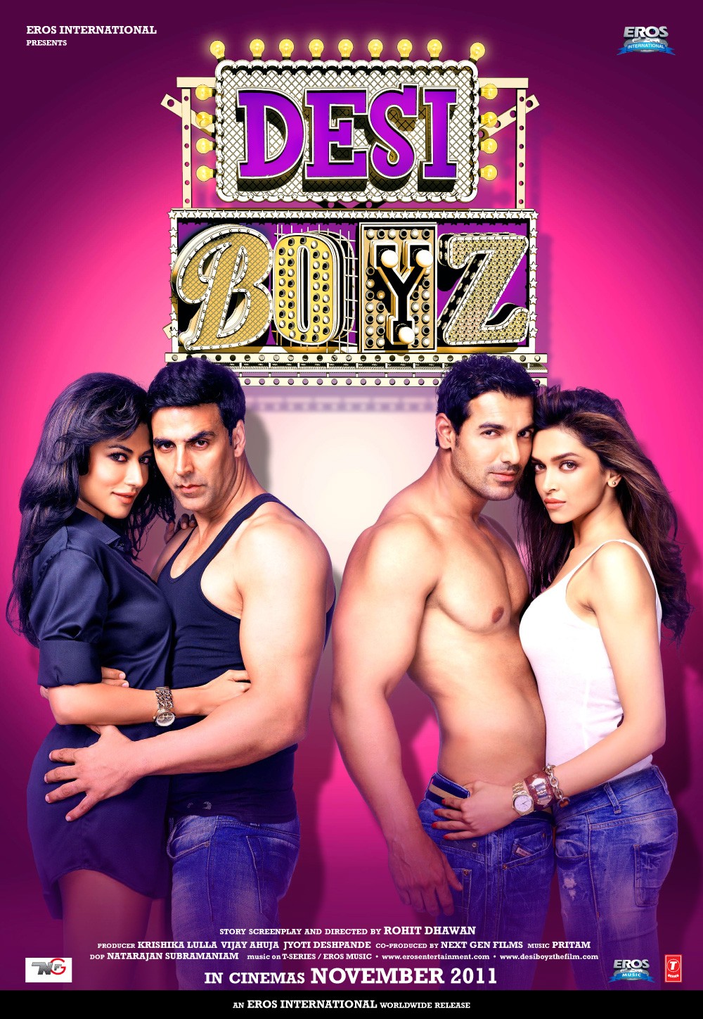 Poster of Eros Entertainment's Desi Boyz (2011)