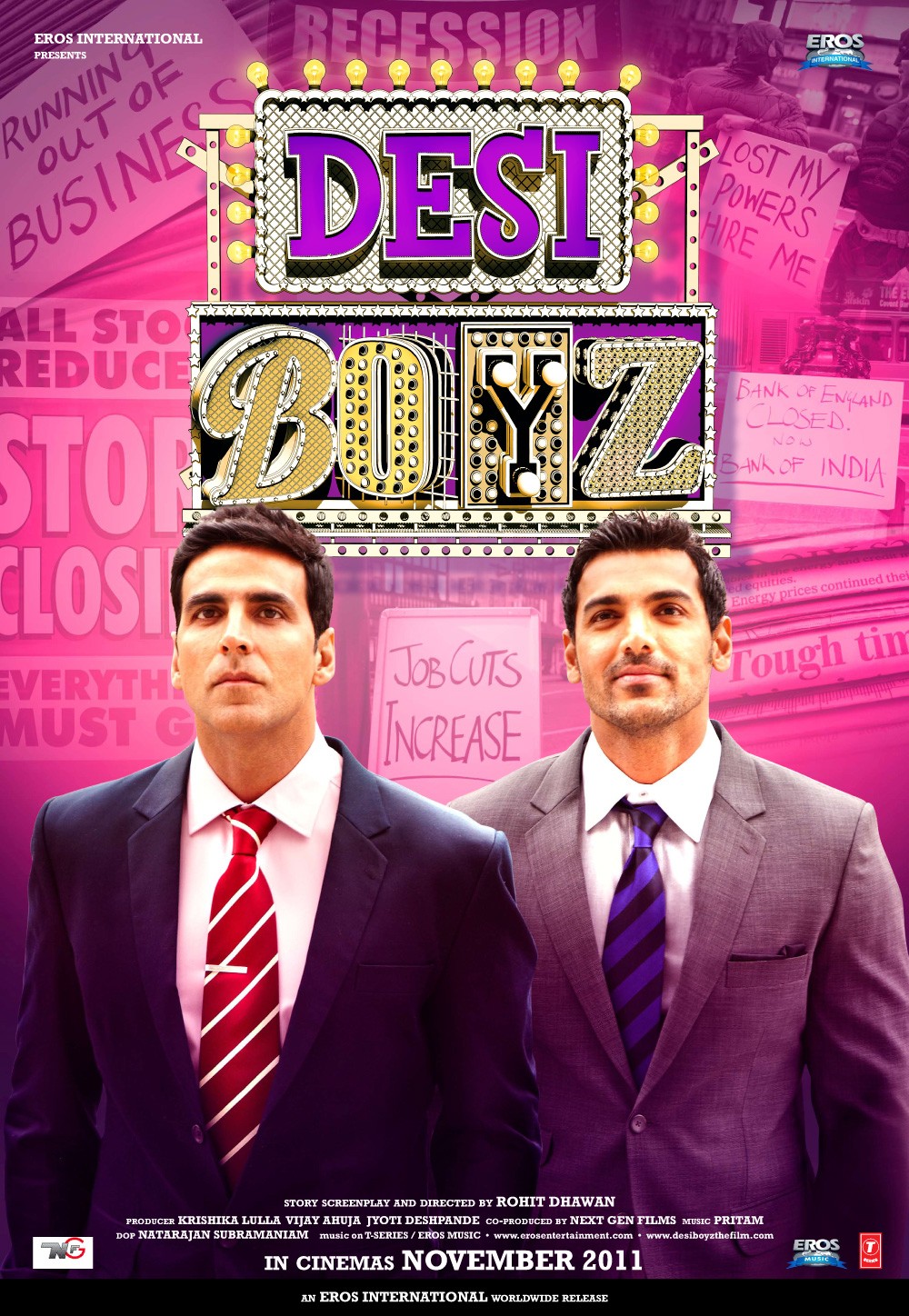 Poster of Eros Entertainment's Desi Boyz (2011)