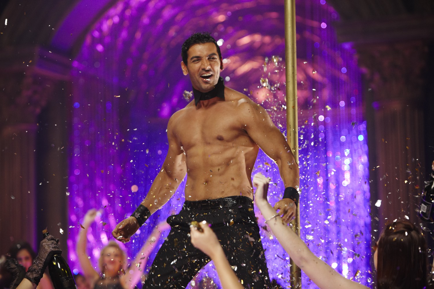 John Abraham stars as Nick Mathur/Hunter in Eros Entertainment's Desi Boyz (2011)