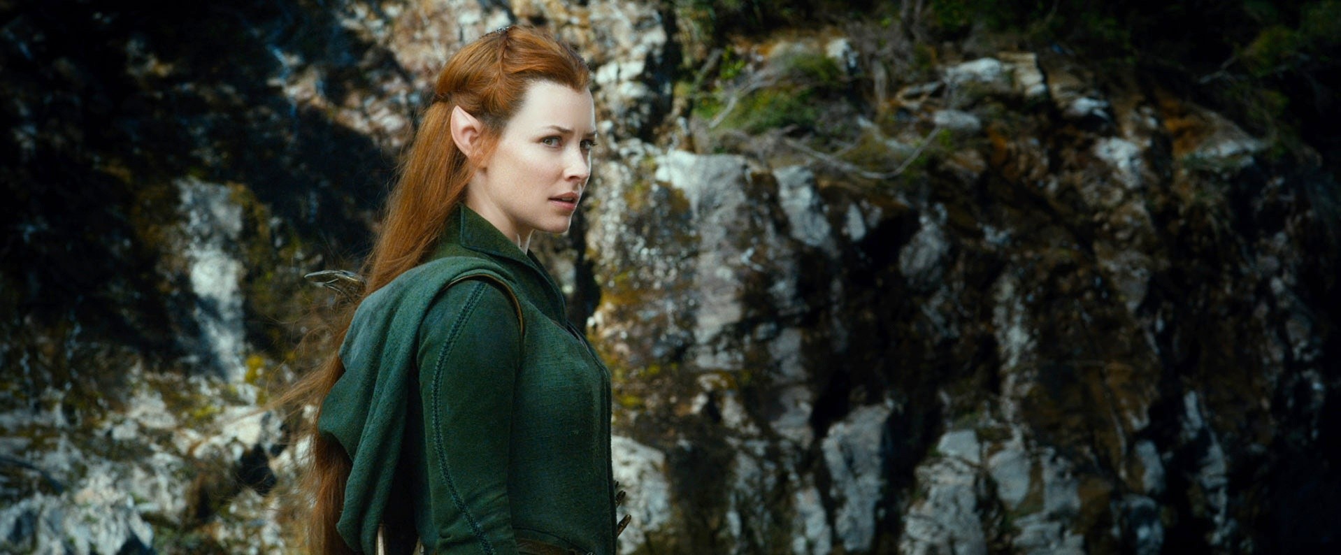 Evangeline Lilly stars as Tauriel in Warner Bros. Pictures' The Hobbit: The Desolation of Smaug (2013)
