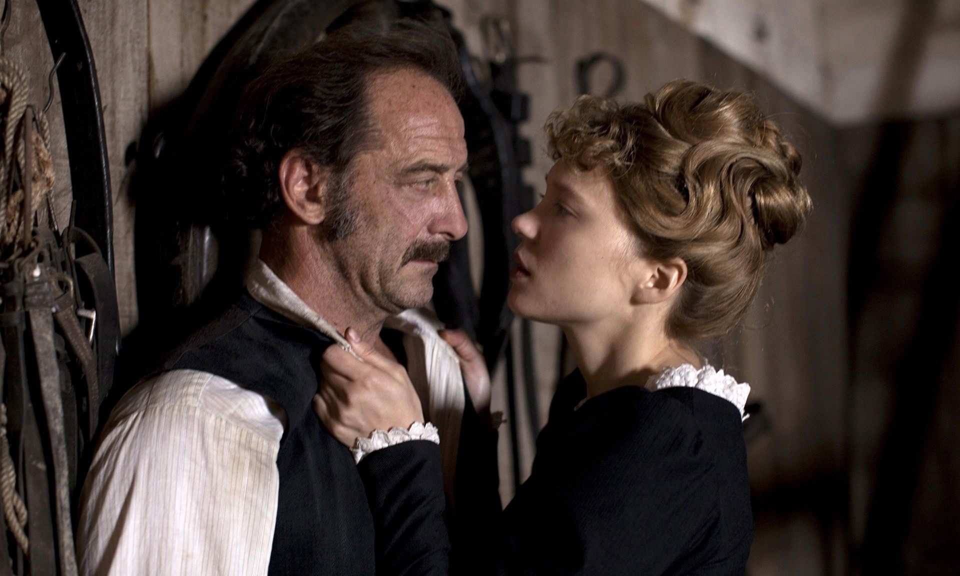Vincent Lindon stars as Joseph and Lea Seydoux stars as Celestine in Cohen Media Group's Diary of a Chambermaid (2016)