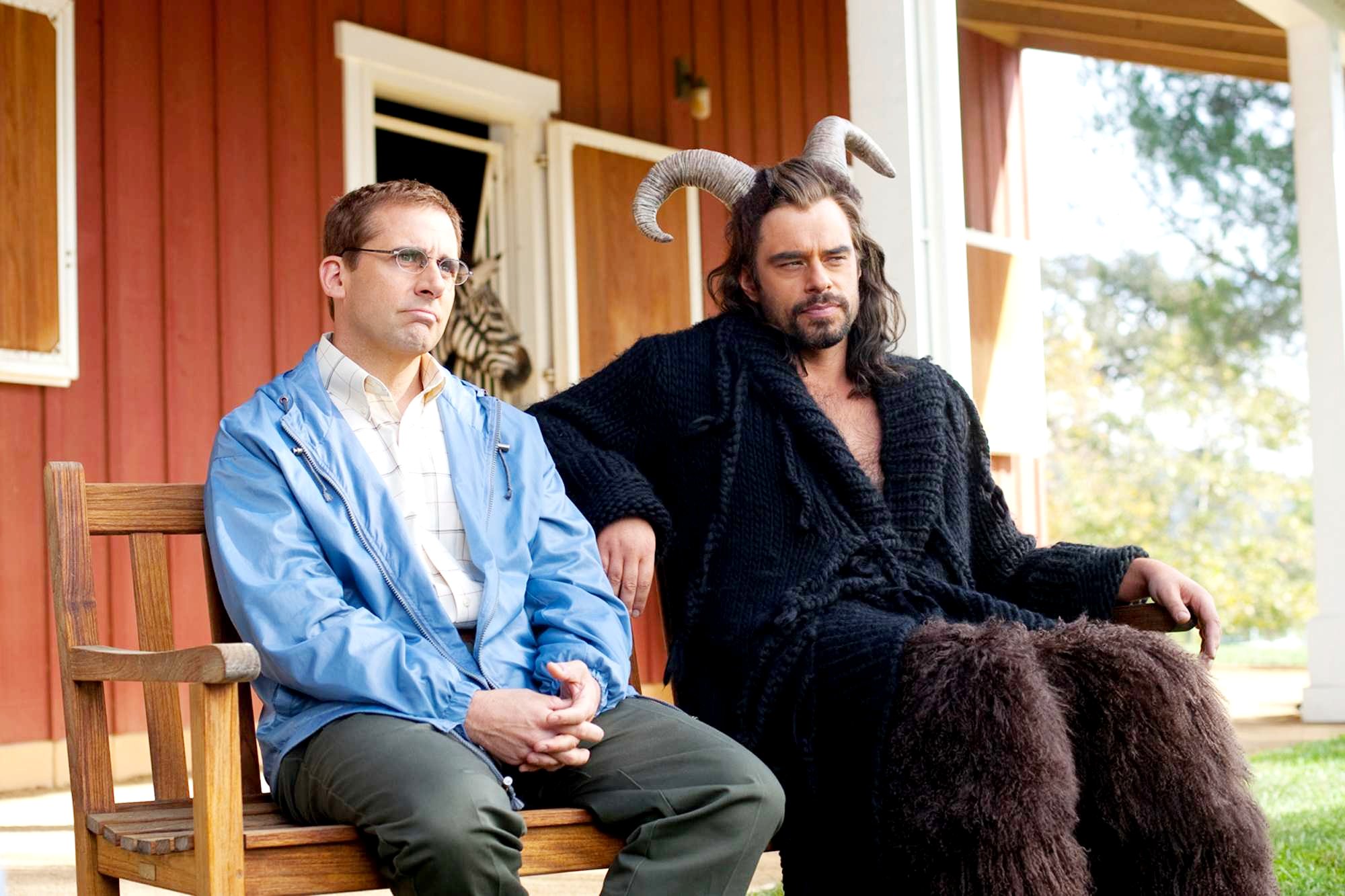 Steve Carell stars as Barry and Jemaine Clement stars as Kieran Vollard in Paramount Pictures' Dinner for Schmucks (2010). Photo by Merie Weismiller Wallace