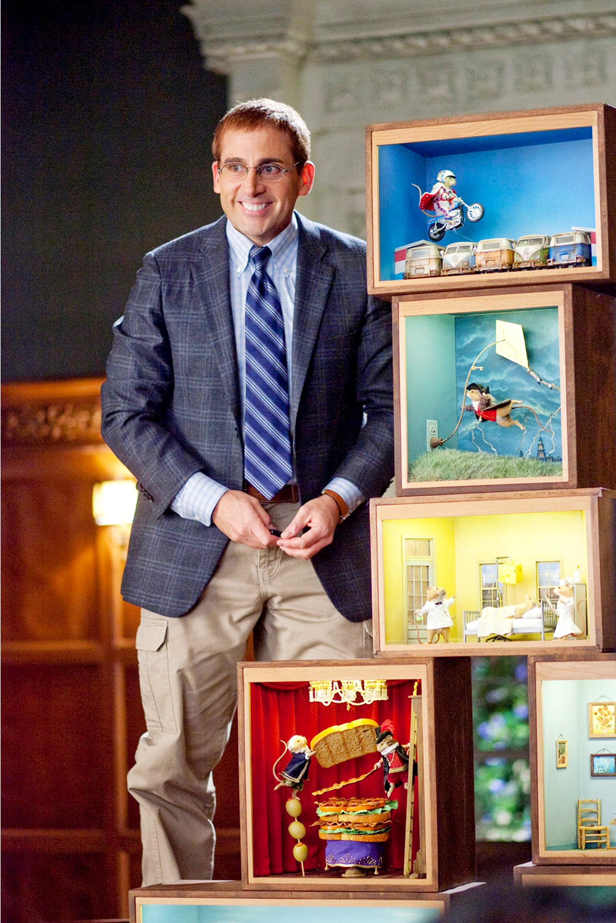 Steve Carell stars as Barry in Paramount Pictures' Dinner for Schmucks (2010). Photo by Merie Weismiller Wallace