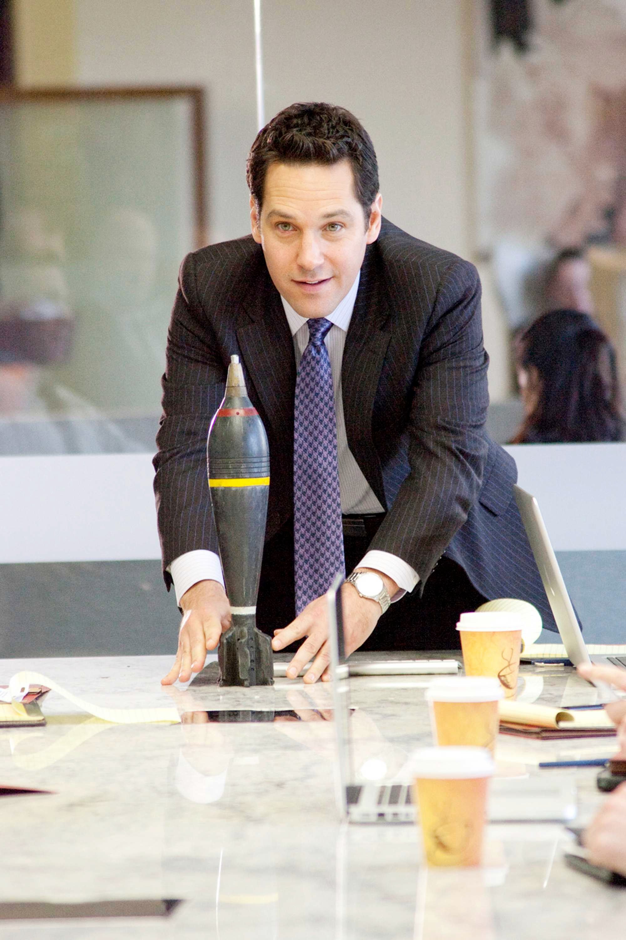 Paul Rudd stars as Tim Conrad in Paramount Pictures' Dinner for Schmucks (2010). Photo by Merie Weismiller Wallace