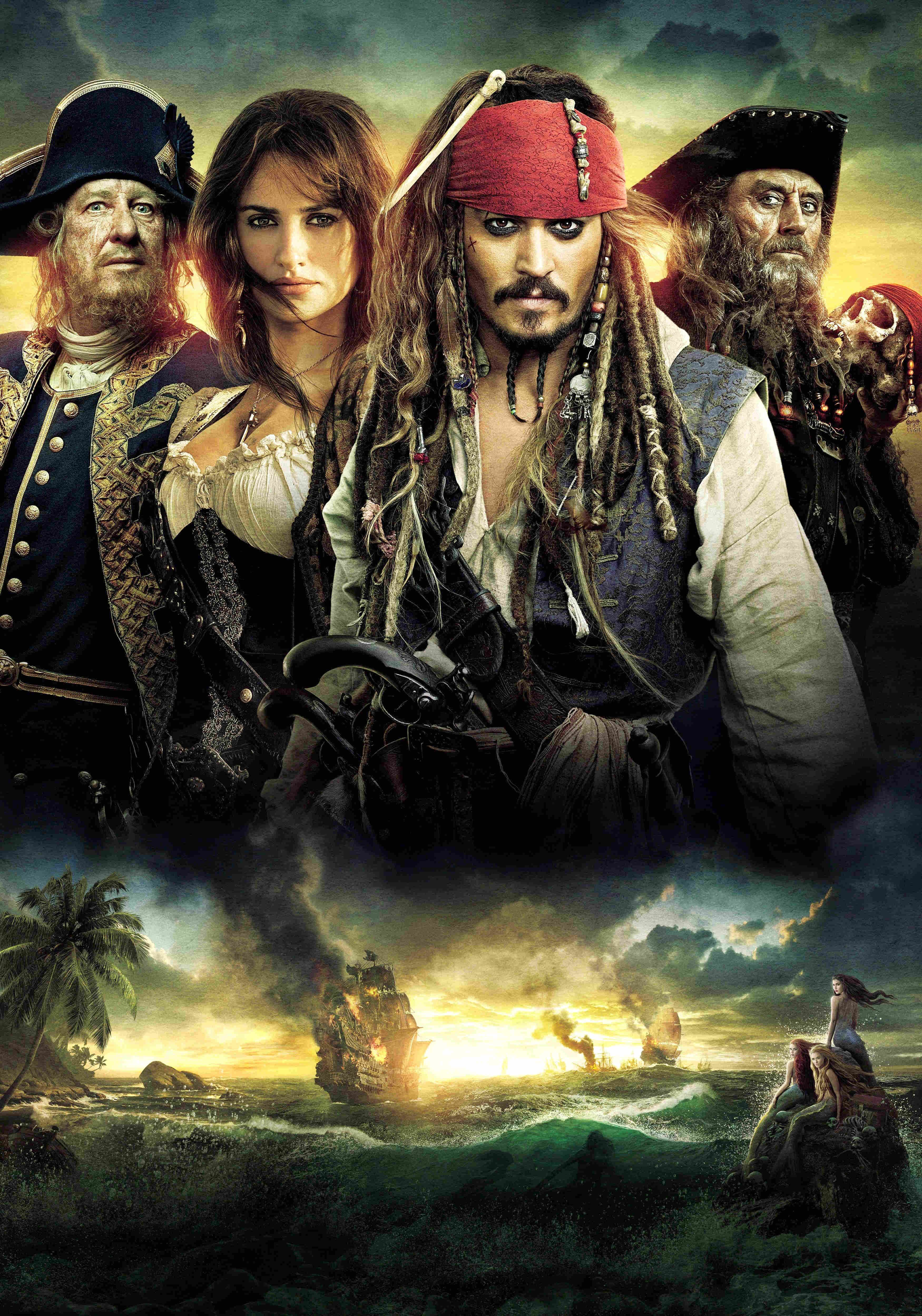 Poster of Walt Disney Pictures' Pirates of the Caribbean: On Stranger Tides (2011)