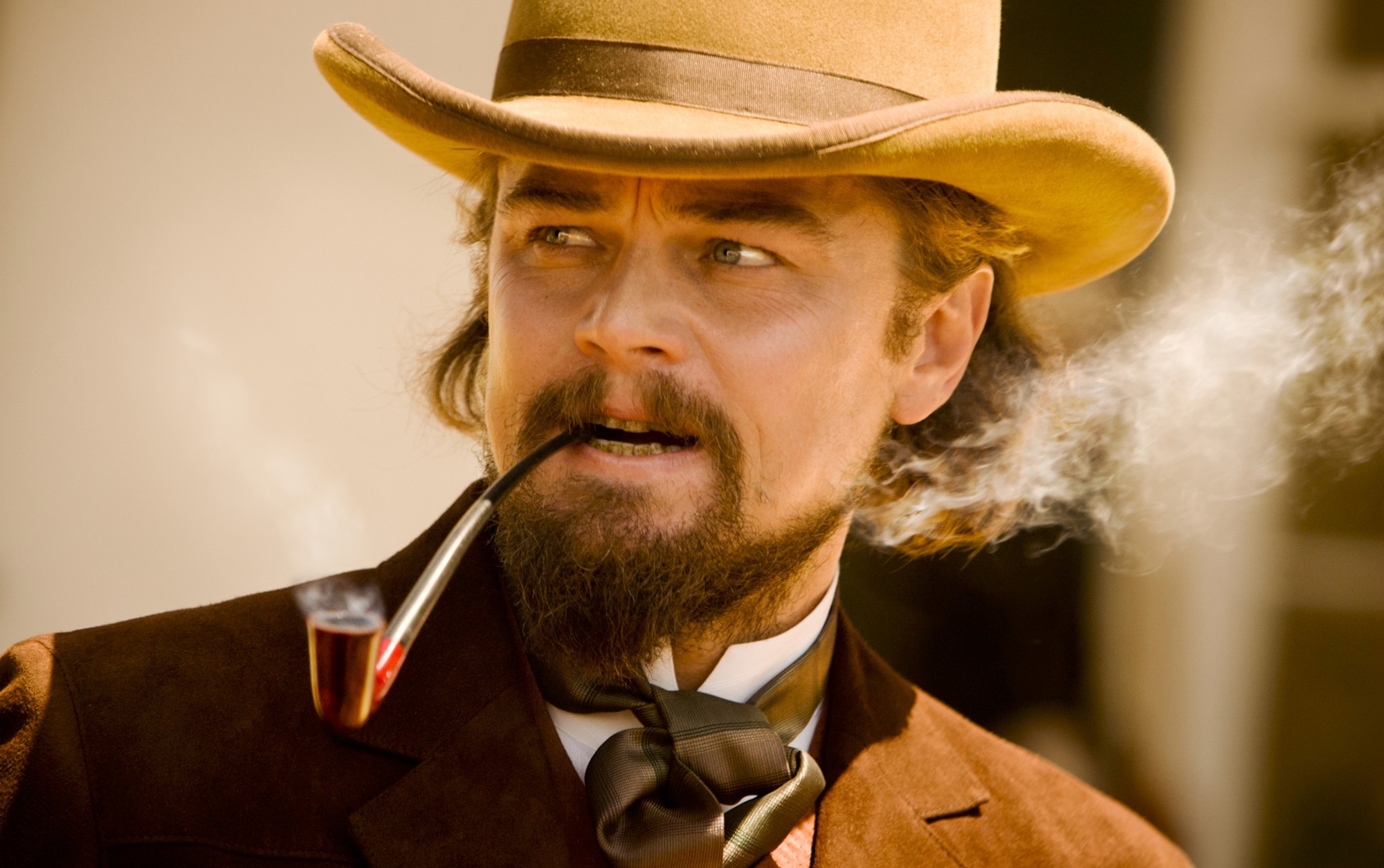 Leonardo DiCaprio stars as Calvin Candie in The Weinstein Company's Django Unchained (2012)