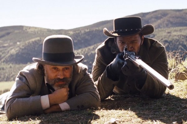 Christoph Waltz stars as Dr. King Schultz and Jamie Foxx stars as Django in The Weinstein Company's Django Unchained (2012)