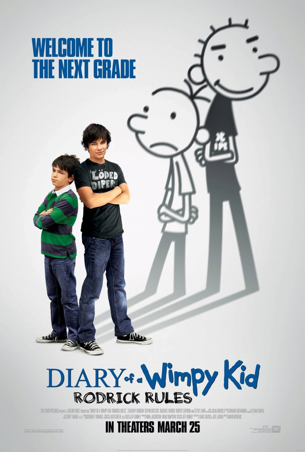 Poster of 20th Century Fox's Diary of a Wimpy Kid 2: Rodrick Rules (2011)