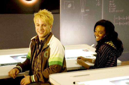 Luis Arrieta stars as Weaver and Shavon Kirksey stars as Emi in The 20th Century Fox Pictures' Dragonball Evolution (2009)
