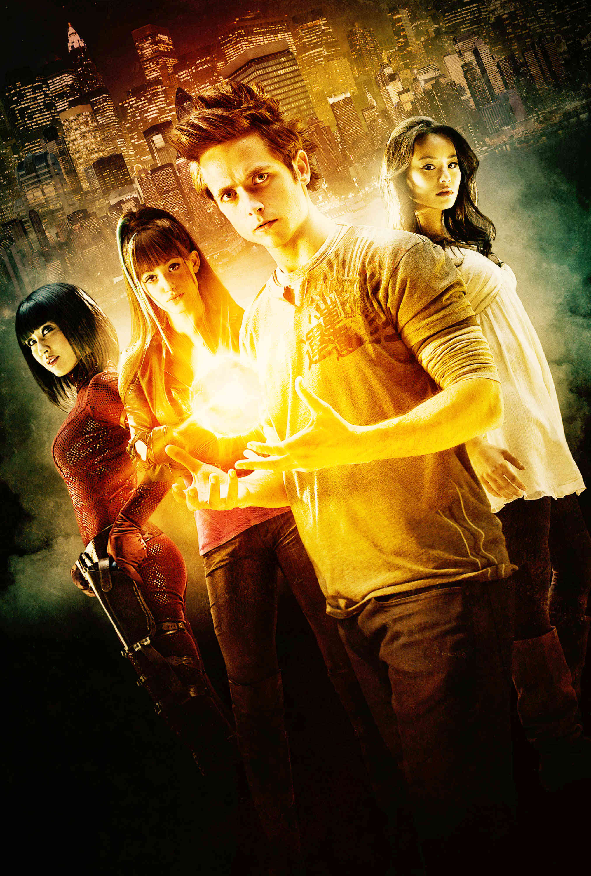 Eriko Tamura, Emmy Rossum, Justin Chatwin and Jamie Chung in The 20th Century Fox Pictures' Dragonball Evolution (2009)