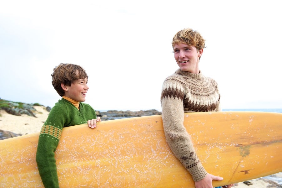 Kai Arbuckle stars as Young Jimmy Kelly and Sean Keenan stars as Young Andy Kelly in Wrekin Hill Entertainment's Drift (2013)