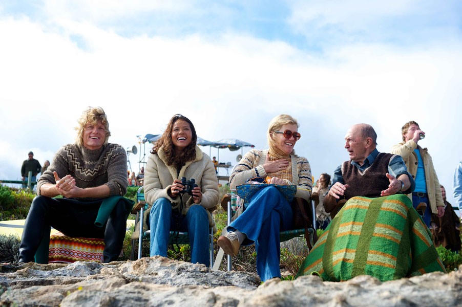 Myles Pollard, Lesley-Ann Brandt, Robyn Malcolm and Maurie Ogden in Wrekin Hill Entertainment's Drift (2013)