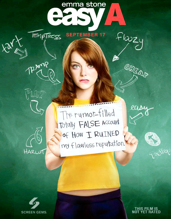 Poster of Screen Gems' Easy A (2010)