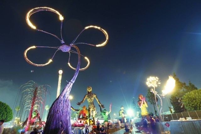 A scene from National CineMedia Fathom's Electric Daisy Carnival Experience (2011). Photo credit by Cesar S. Alvarado.