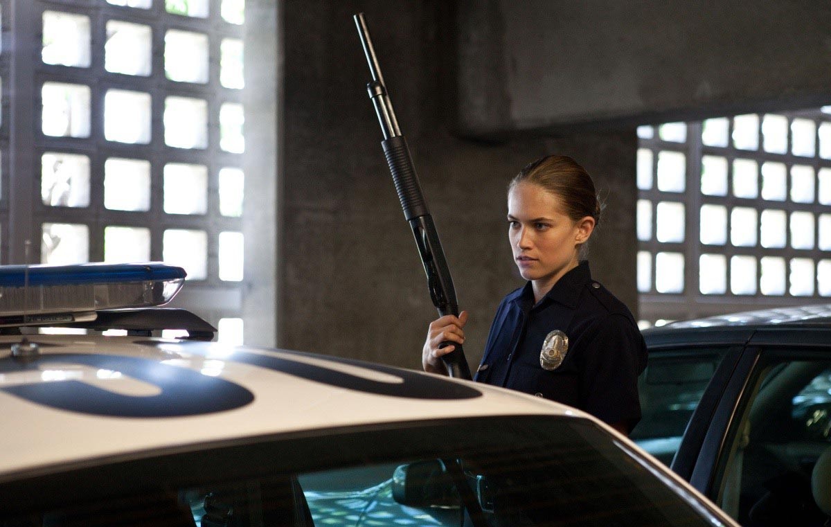 Cody Horn stars as Officer Davis in Open Road Films' End of Watch (2012)