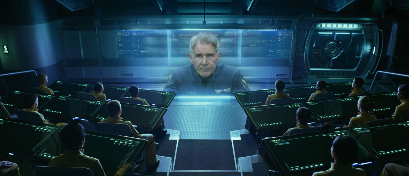 Harrison Ford stars as Colonel Hyrum Graff in Summit Entertainment's Ender's Game (2013)