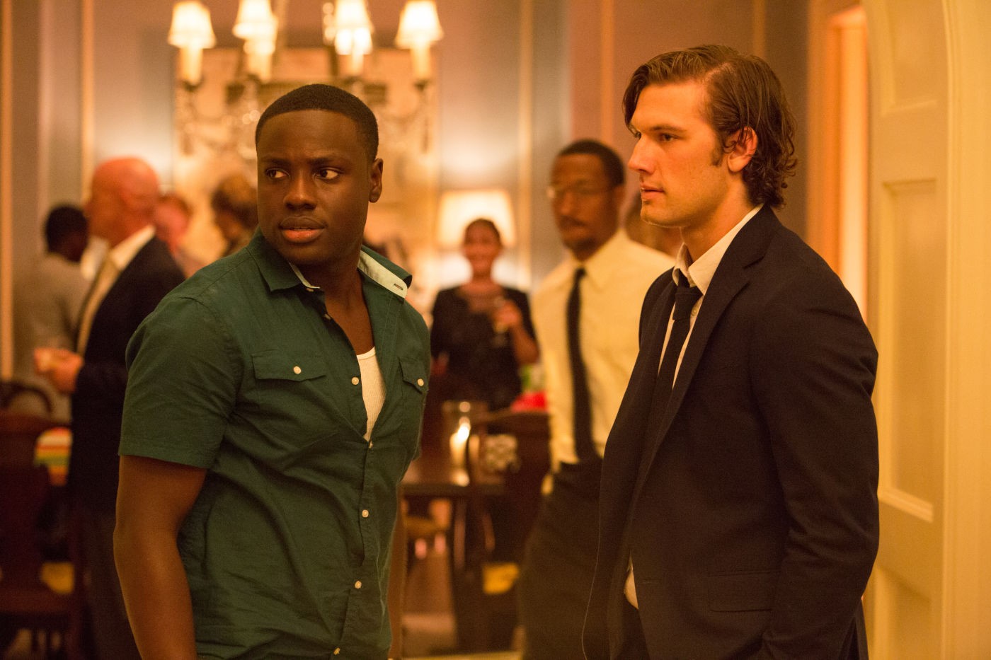 Dayo Okeniyi stars as Mace and  Alex Pettyfer stars as David Elliot in Universal Pictures' Endless Love (2014)