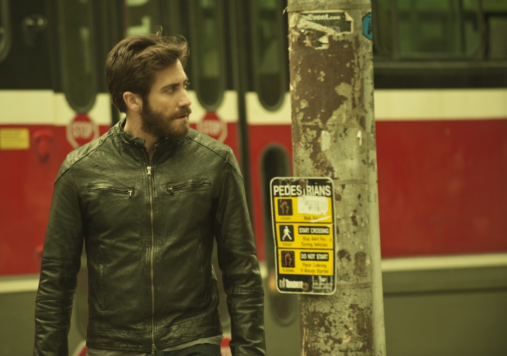 Jake Gyllenhaal stars as Adam Bell/Anthony St. Claire in A24's Enemy (2014)