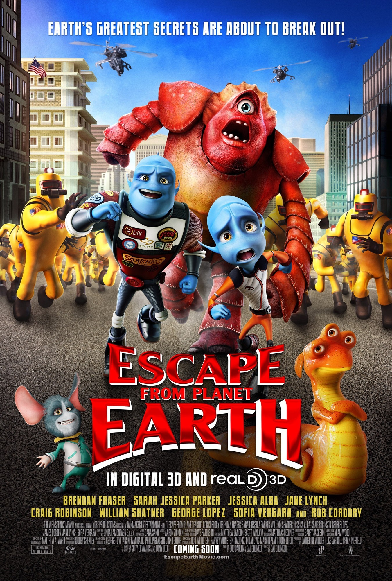 Poster of The Weinstein Company's Escape from Planet Earth (2013)