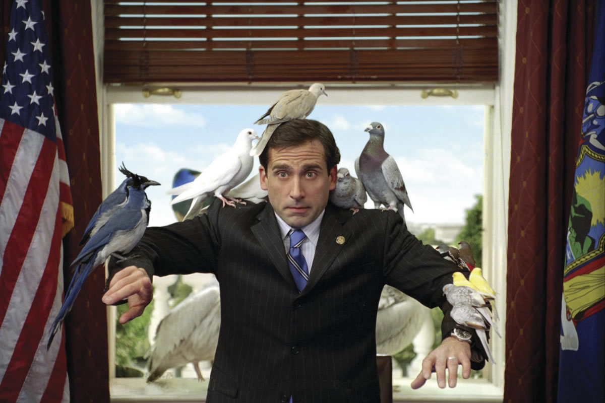 Steve Carell as Evan Baxter in Universal Pictures' Evan Almighty (2007)