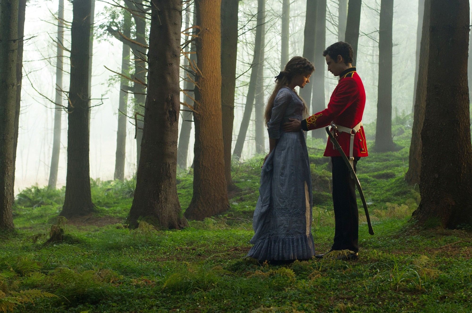 Carey Mulligan stars as Bathsheba Everdene and Tom Sturridge stars as Sergeant Troy in Fox Searchlight Pictures' Far from the Madding Crowd (2015)
